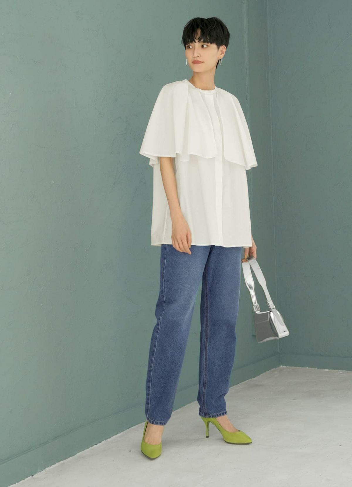 着用イメージ 165cm ホワイト