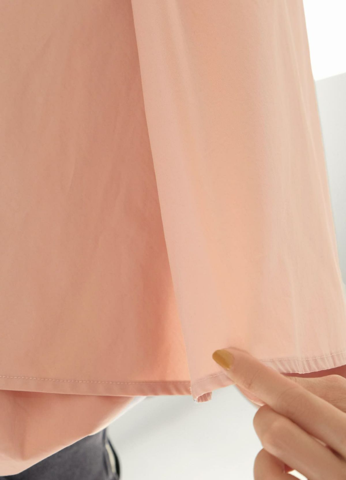 着用イメージ 165cm ピーチ