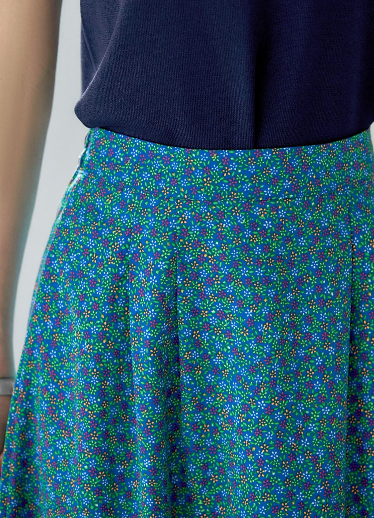 着用イメージ 165cm ブルー