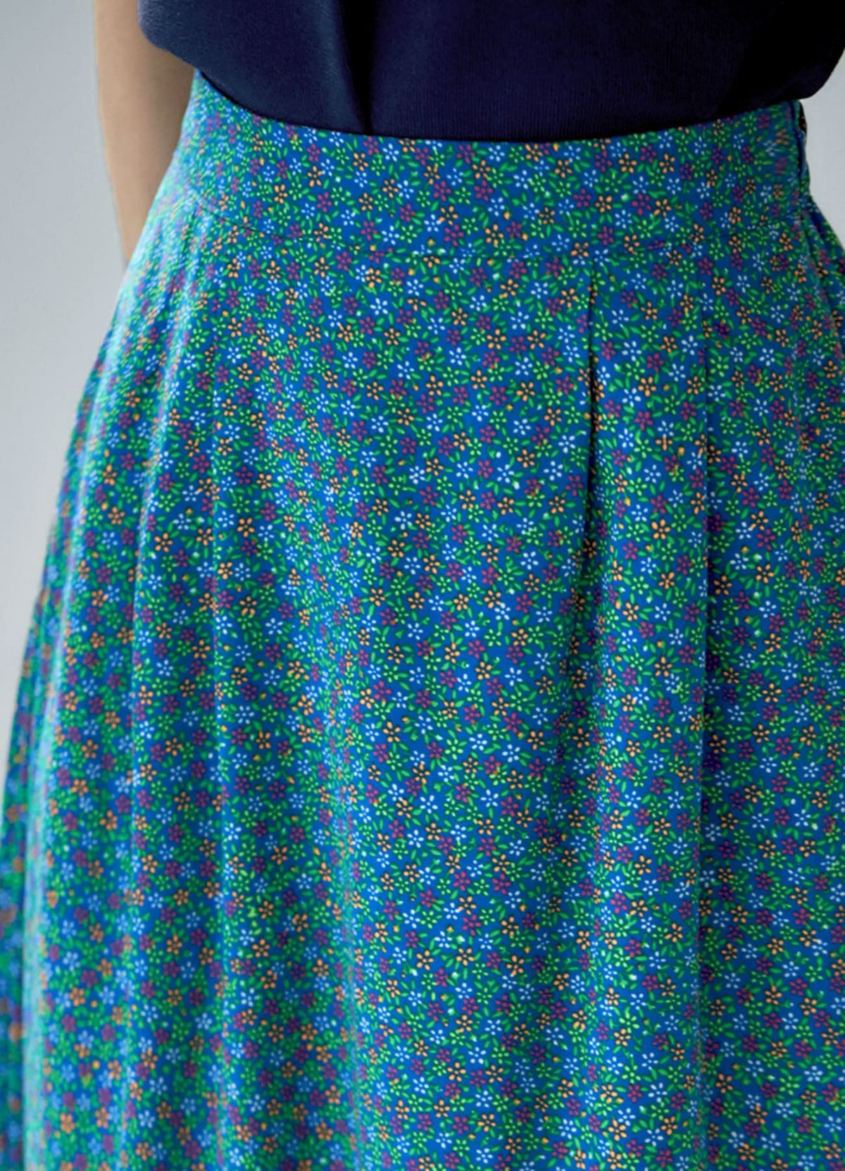 着用イメージ 165cm ブルー