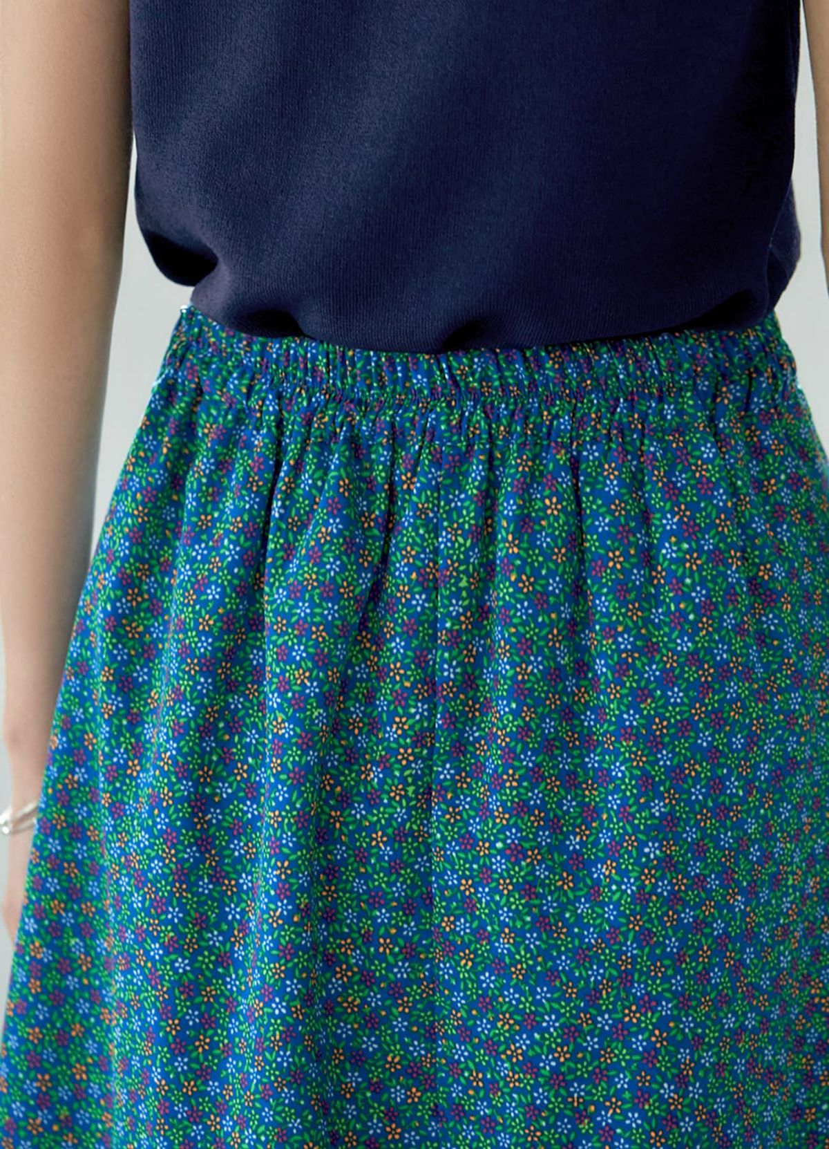 着用イメージ 165cm ブルー