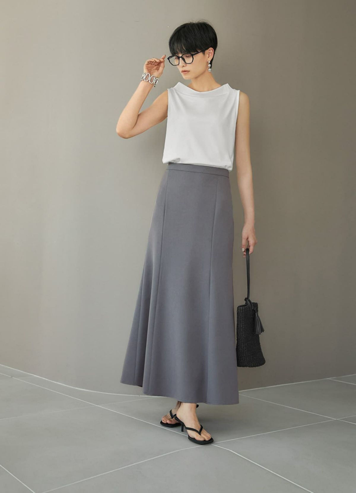 着用イメージ 165cm ブラック