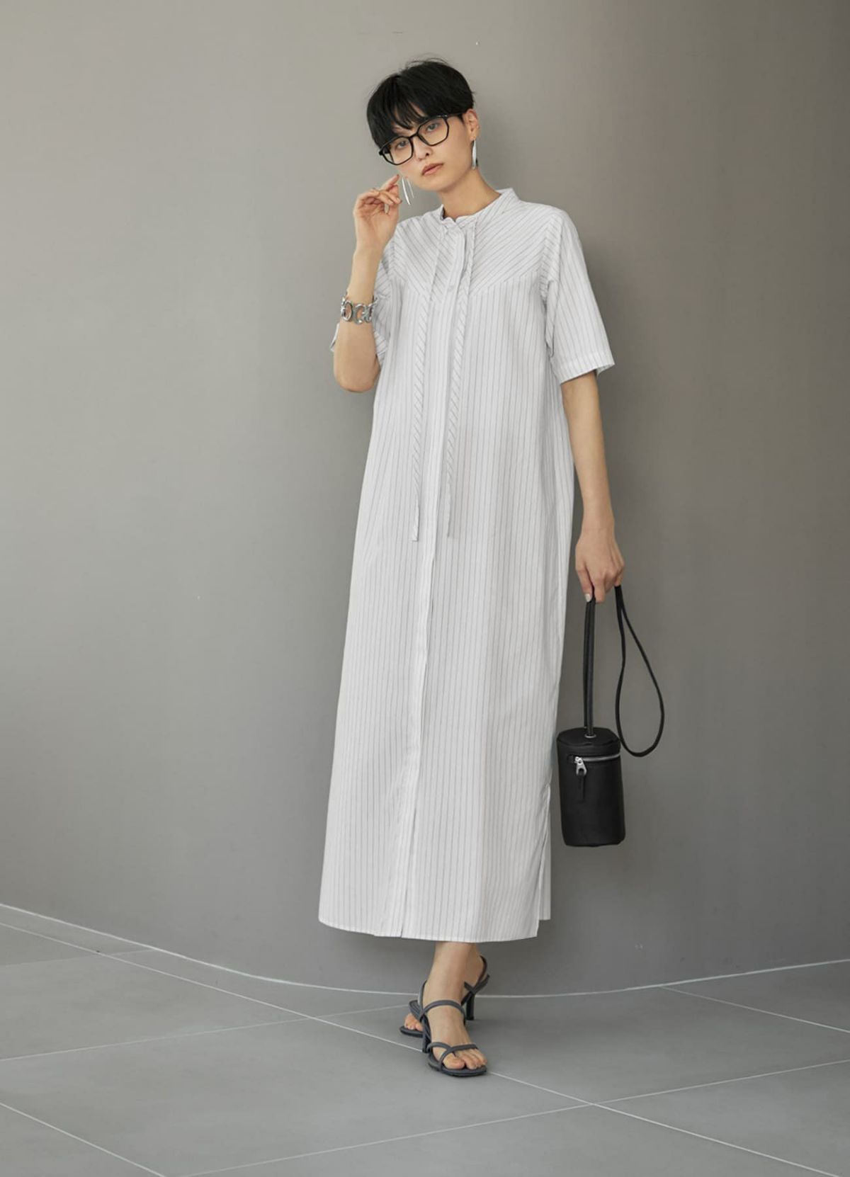 着用イメージ 165cm ブラック