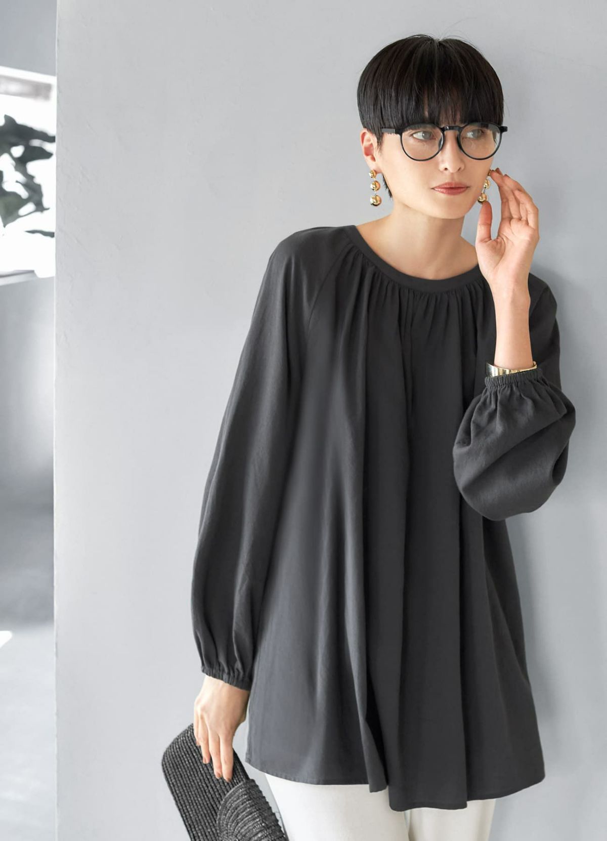 着用イメージ 165cm ブラック