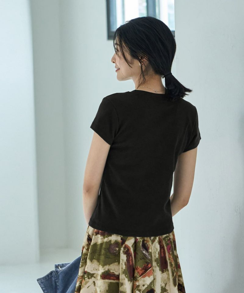 スタイルデリ　新品未使用タグ付　拾わないコンパクトTシャツ　ブラック　完売 拾わないコンパクトTシャツ | おしゃれな大人レディース