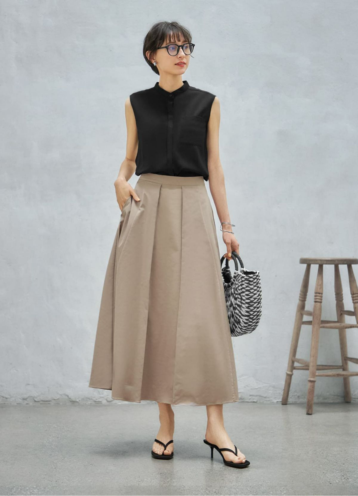 着用イメージ　168cm