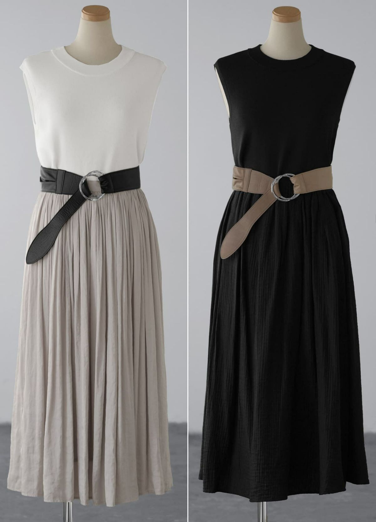 (左)ブラック (右)モカグレー