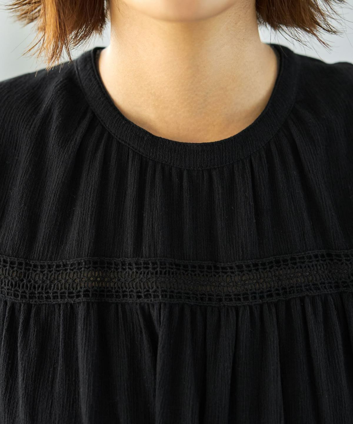 着用イメージ 167cm ブラック