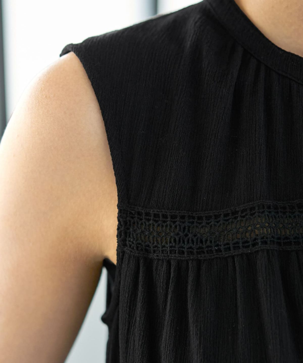 着用イメージ 167cm ブラック