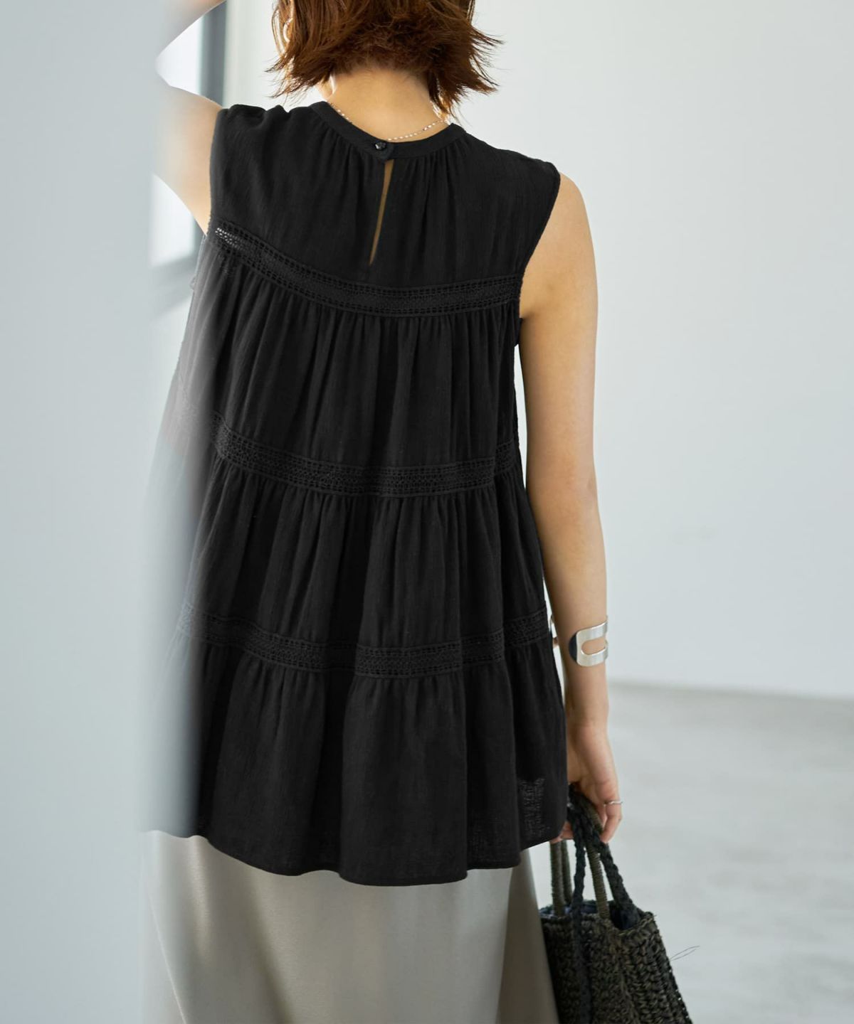 着用イメージ 167cm ブラック