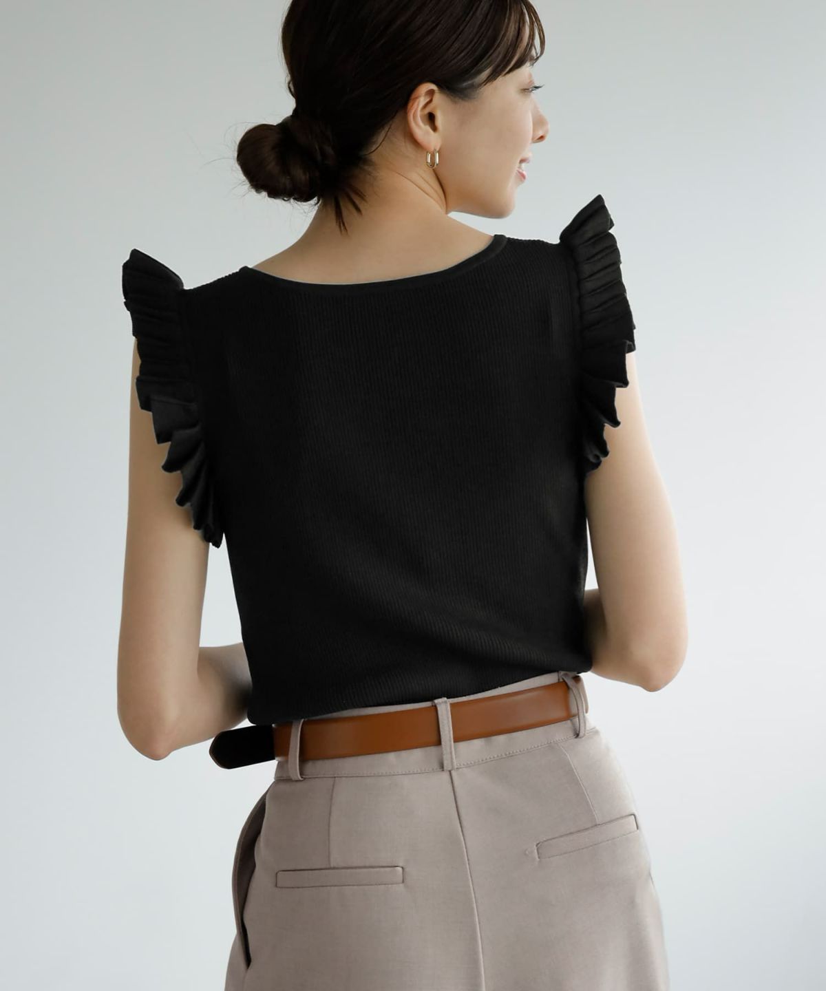 着用イメージ 165cm　ブラック