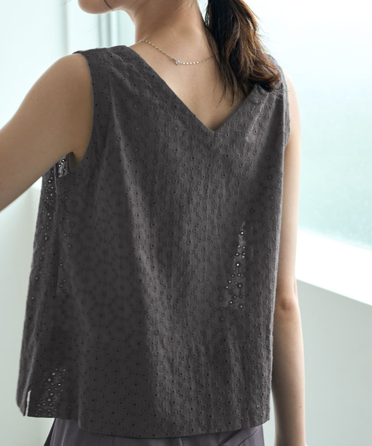 着用イメージ 166㎝　チャコール