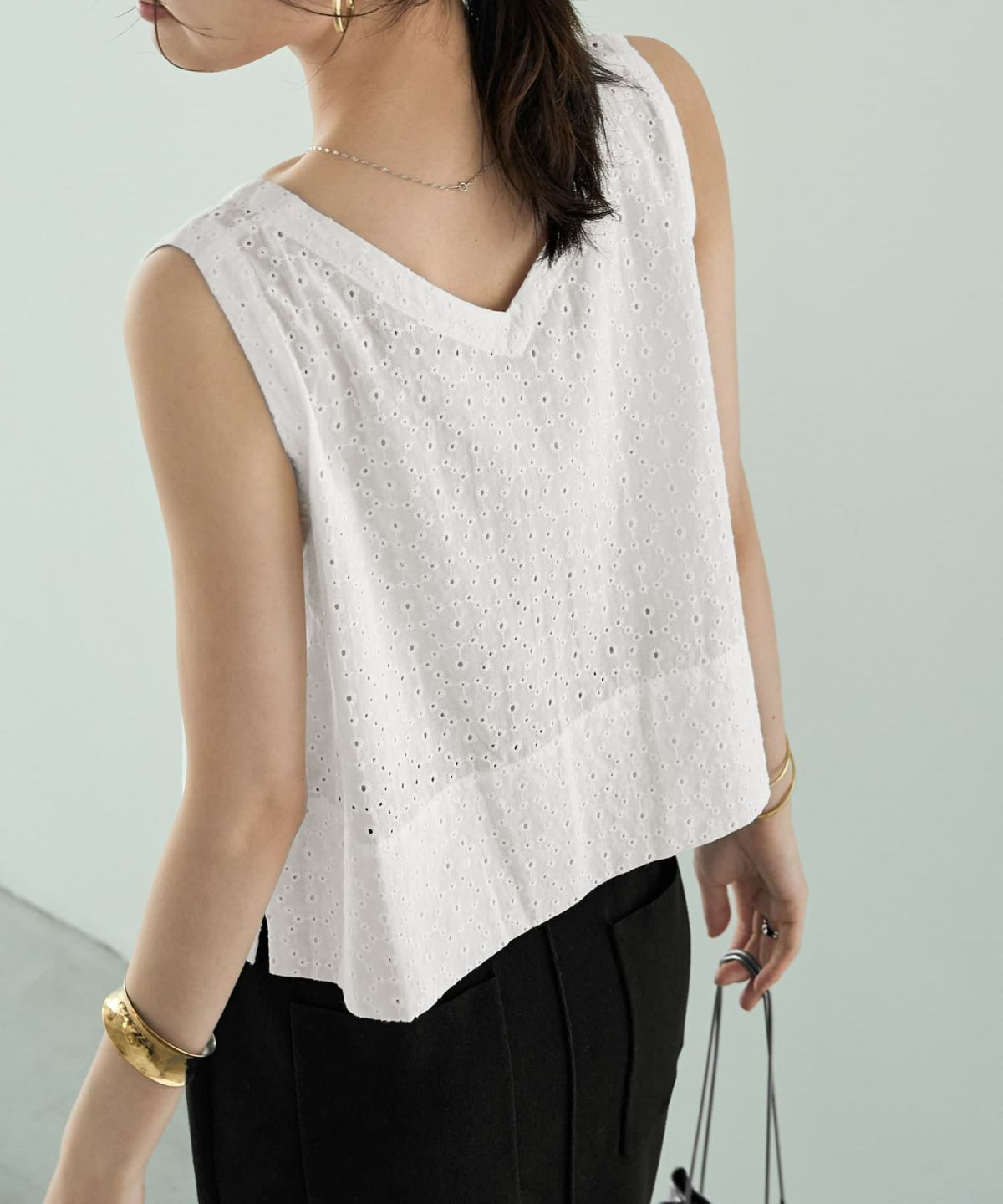 着用イメージ 166㎝　ホワイト