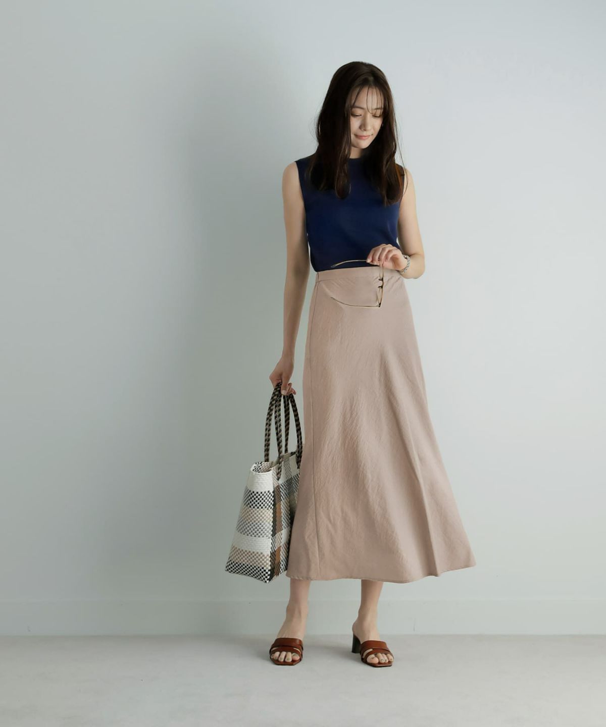 着用イメージ 167cm 02サイズ ベージュ