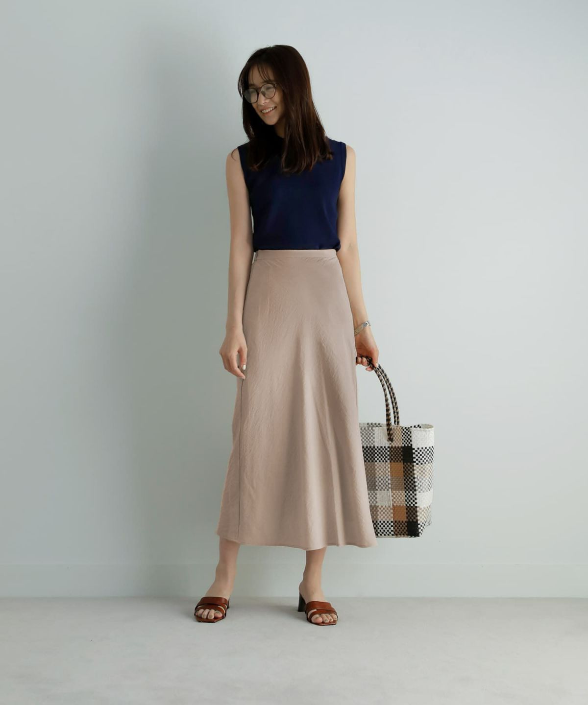 着用イメージ 167cm 02サイズ ベージュ