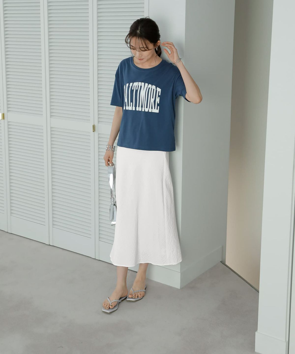 着用イメージ 167cm 02サイズ ホワイト