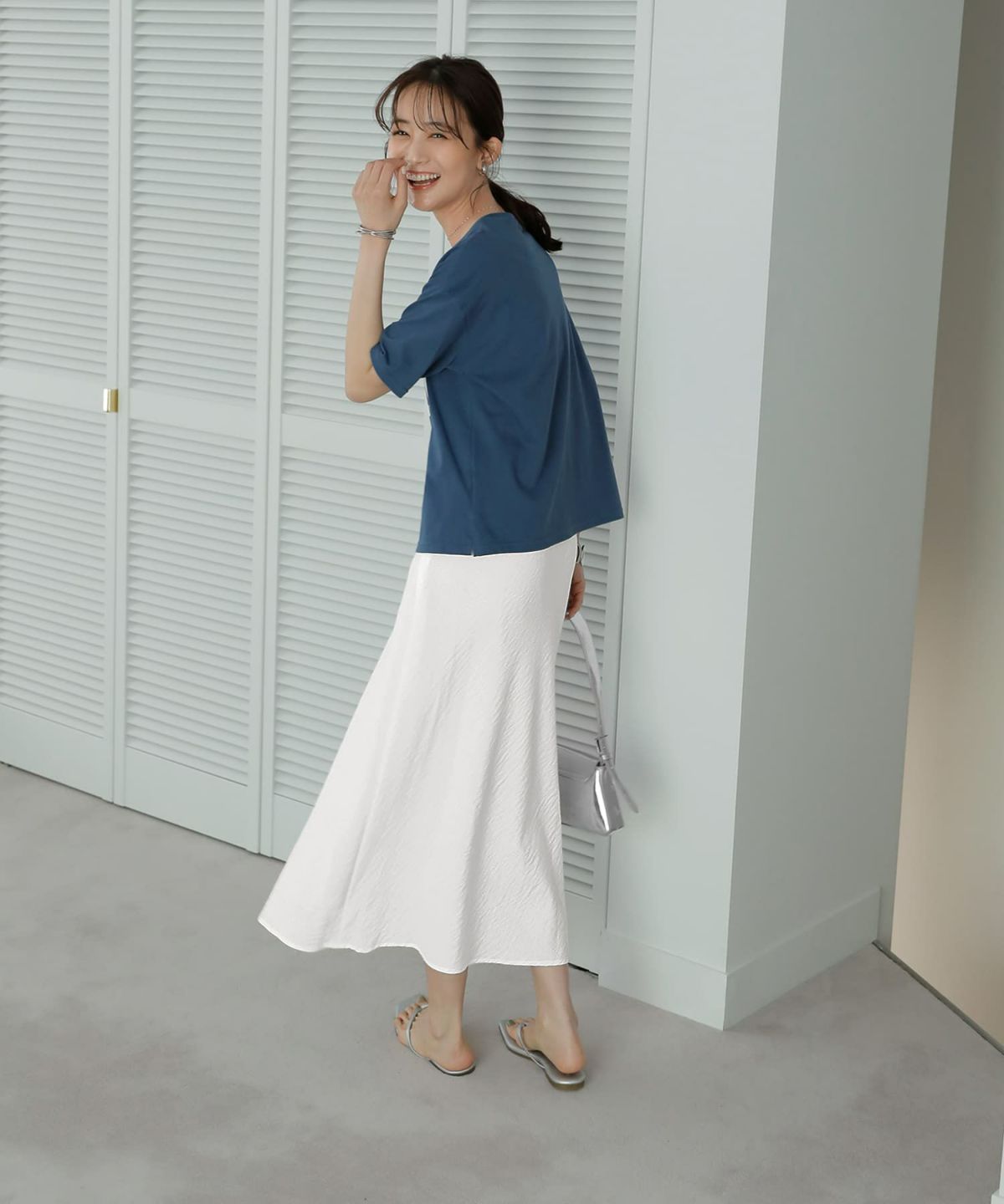 着用イメージ 167cm 02サイズ ホワイト