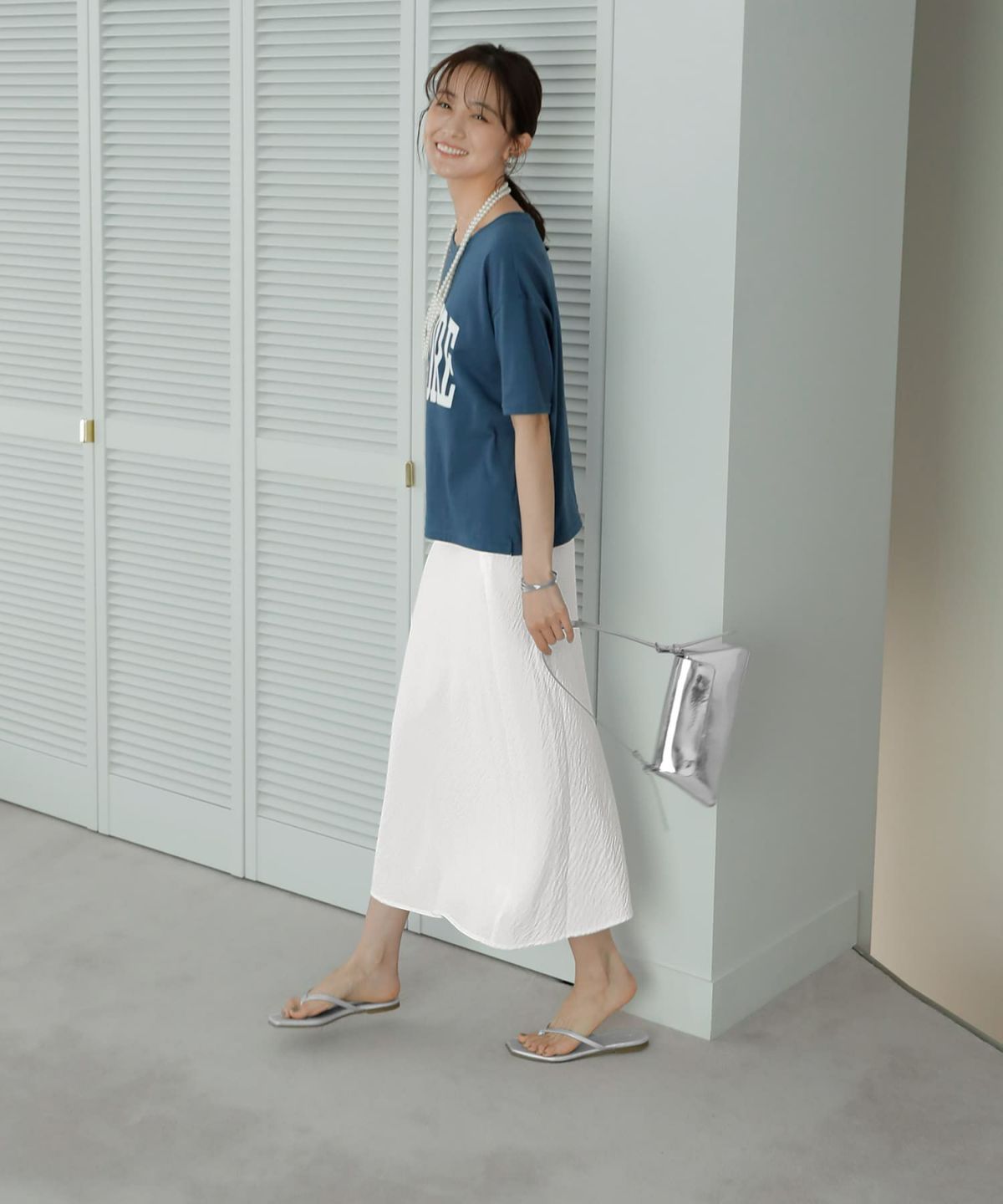 着用イメージ 167cm 02サイズ ホワイト