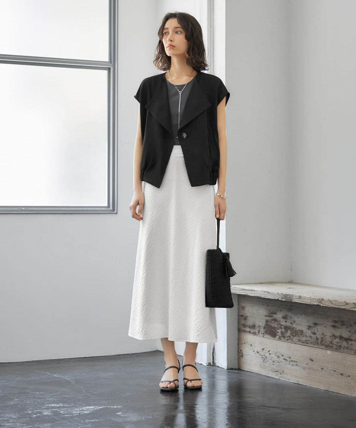 着用イメージ 165cm 02サイズ ホワイト