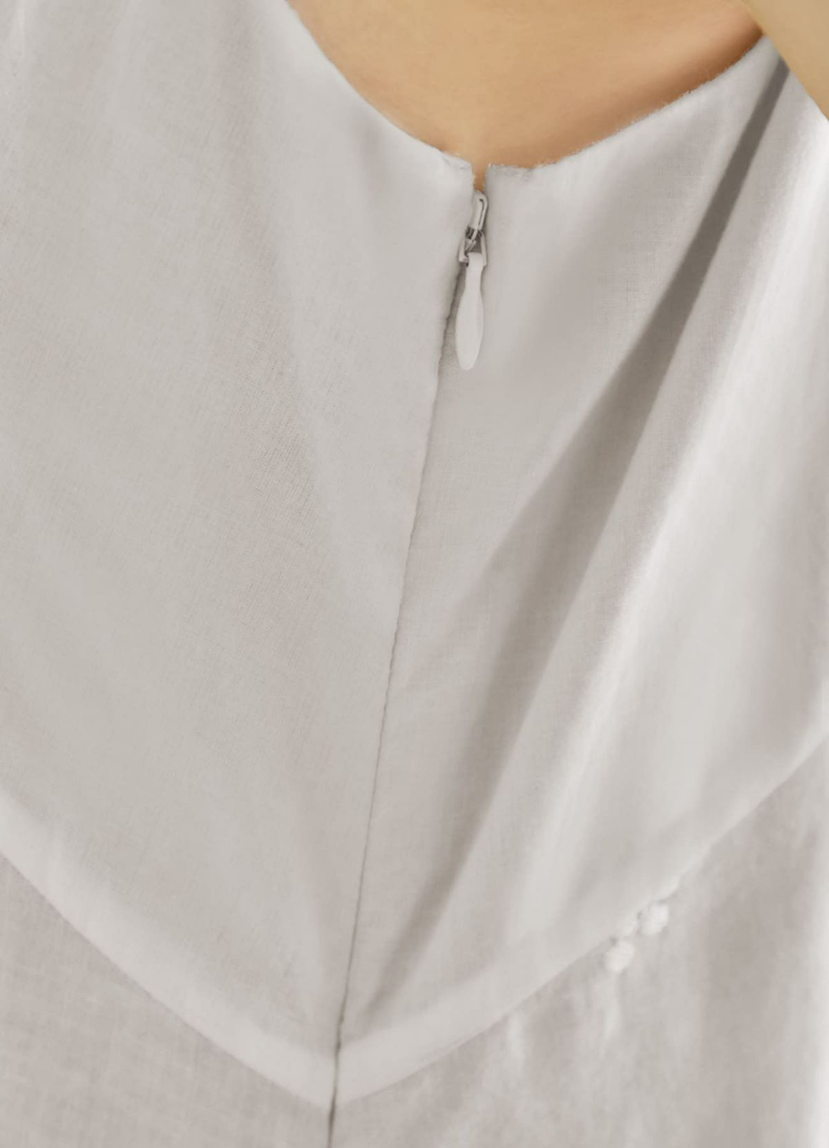 着用イメージ 167cm ホワイト