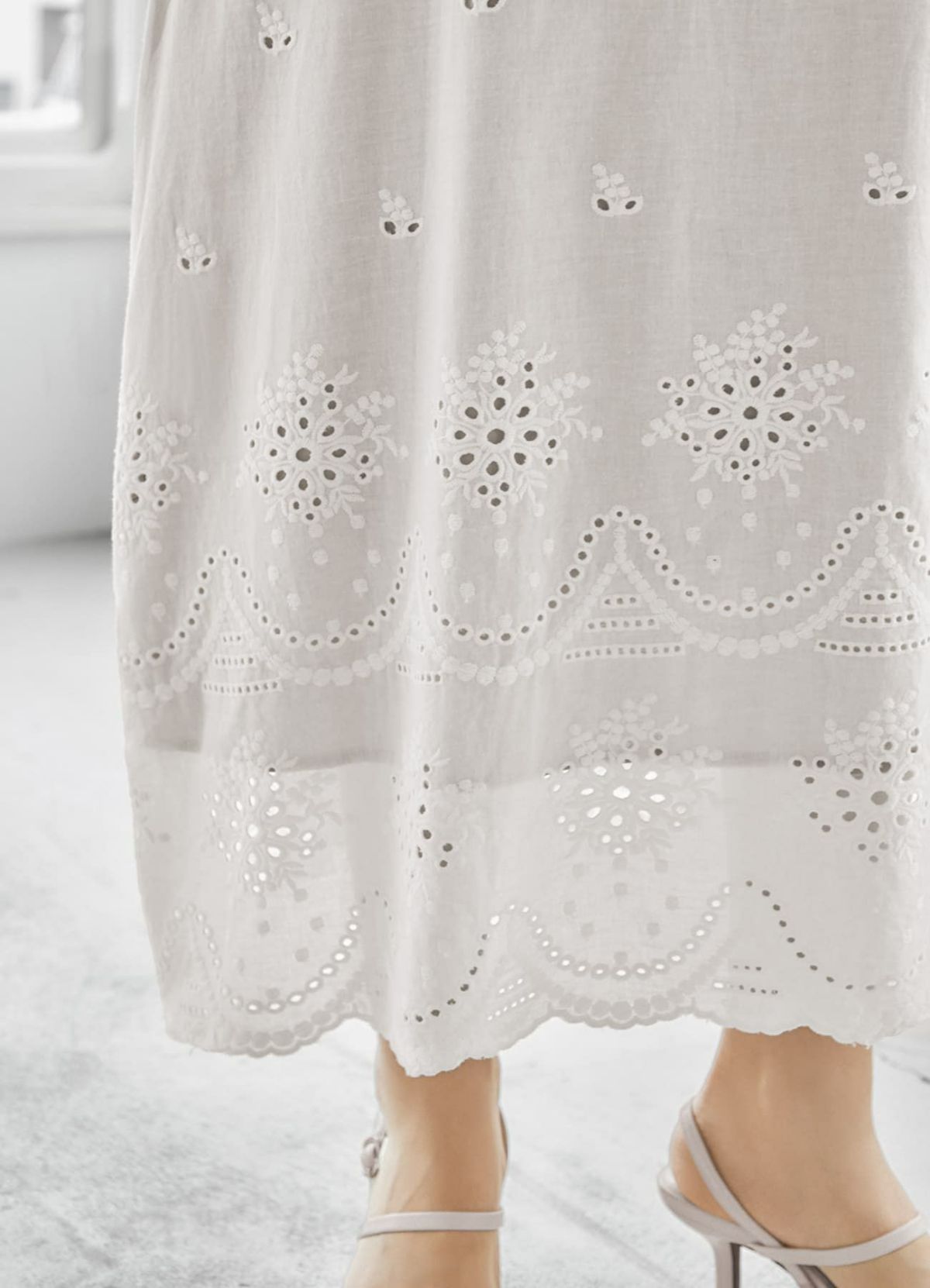 着用イメージ 167cm ホワイト