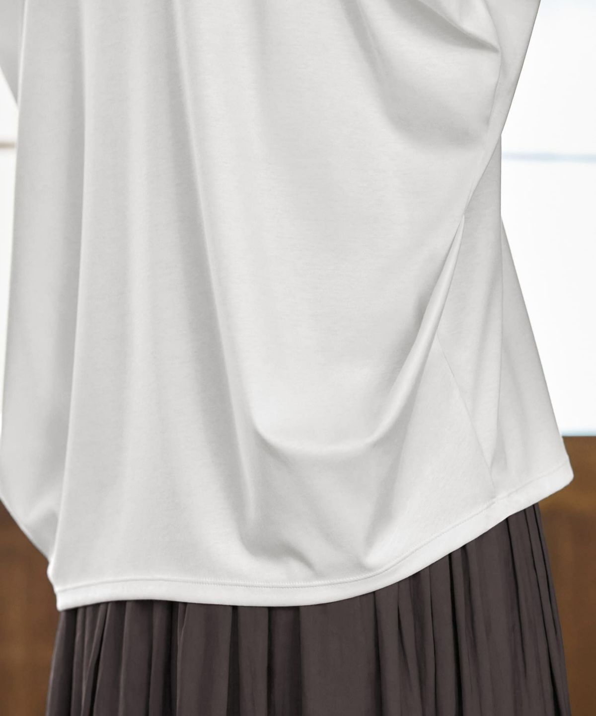 着用イメージ 168cm ホワイト