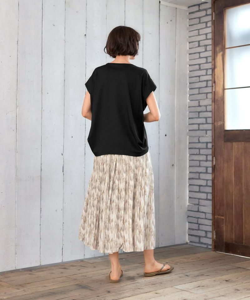 tシャツ 「ものづくりJAPAN」ディオラマ背面裾タックドルマンPO レディース STYLE DELI（スタイルデリ）の「【ものづくりJAPAN】ディオラマ