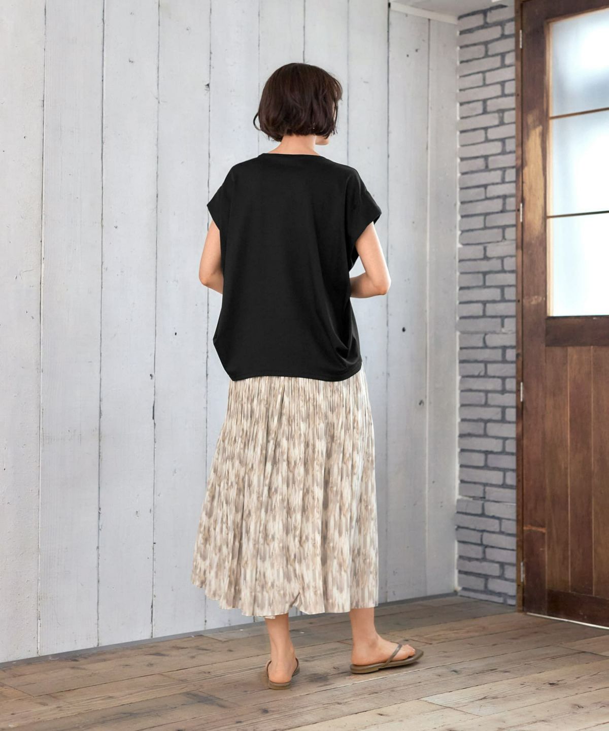 着用イメージ 168cm ブラック