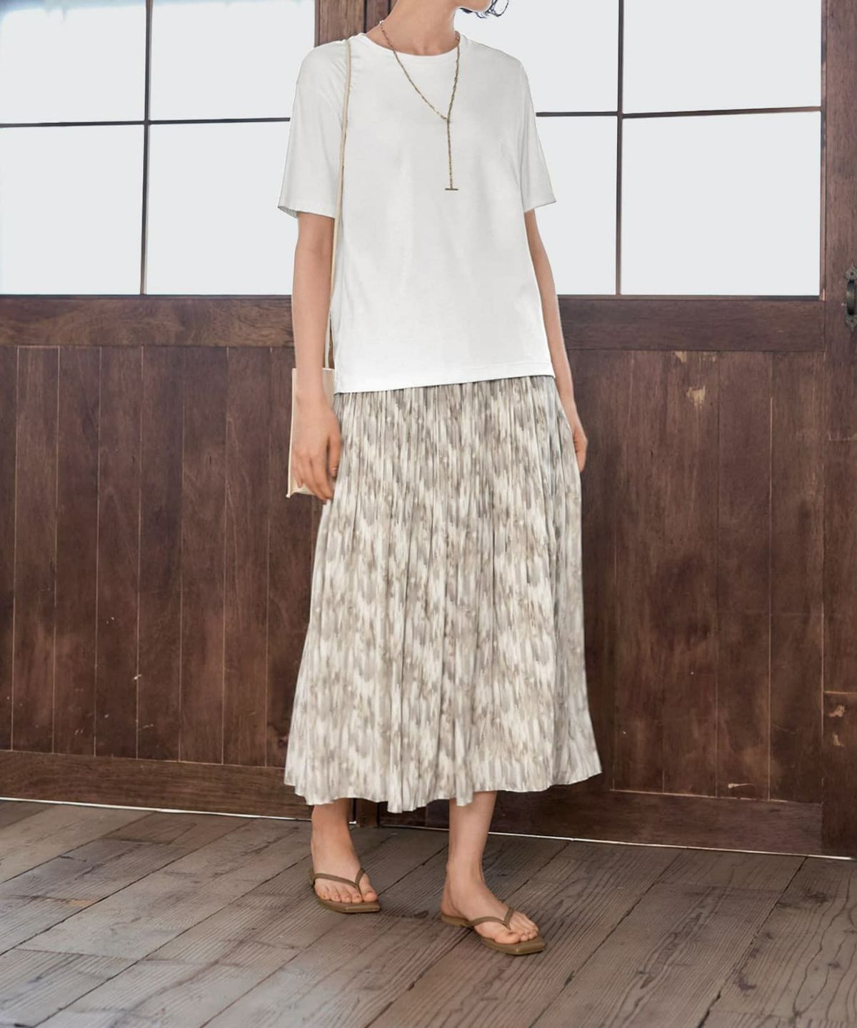 着用イメージ 168cm 着用サイズ S ホワイト