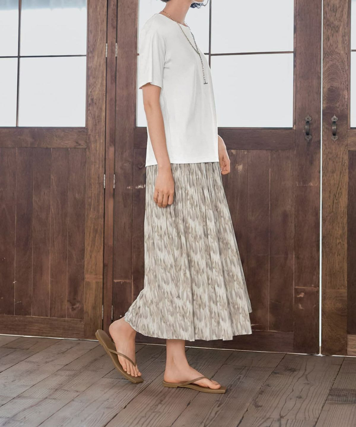 着用イメージ 168cm 着用サイズ S ホワイト