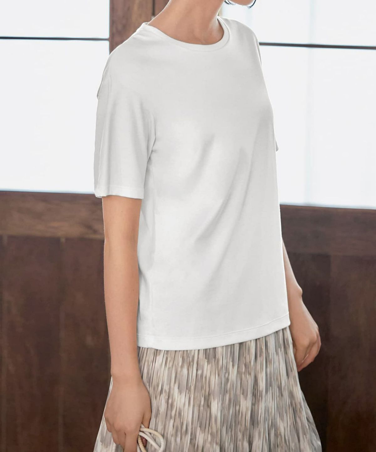 着用イメージ 168cm 着用サイズ S ホワイト