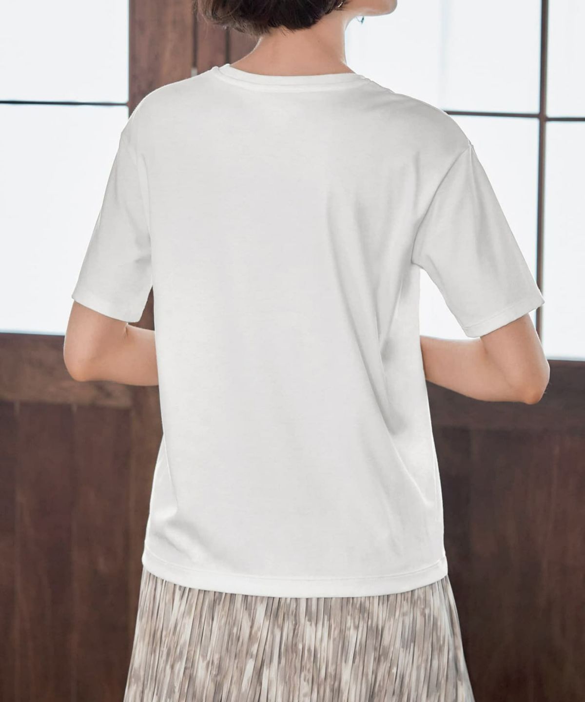 着用イメージ 168cm 着用サイズ S ホワイト