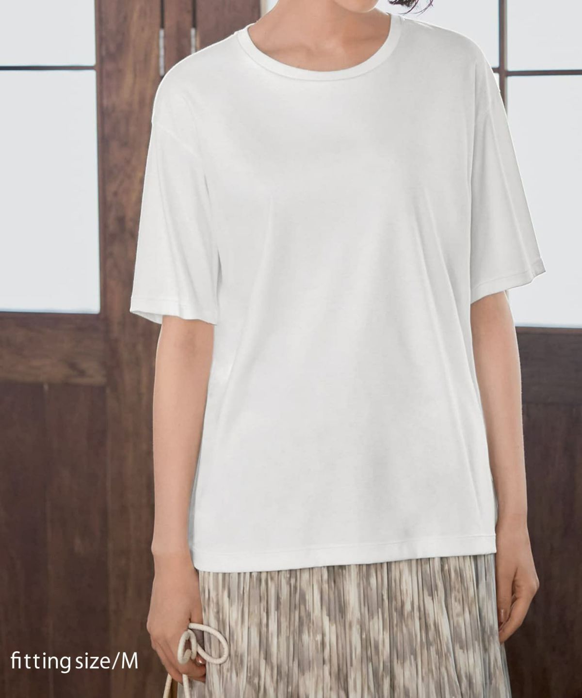 着用イメージ 168cm 着用サイズ M ホワイト