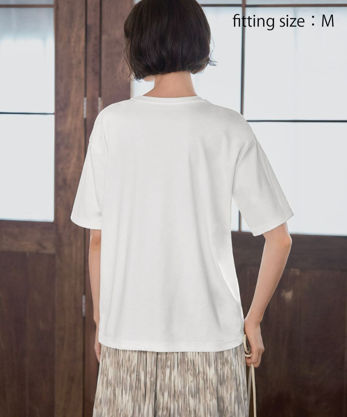 着用イメージ 168cm 着用サイズ M ホワイト