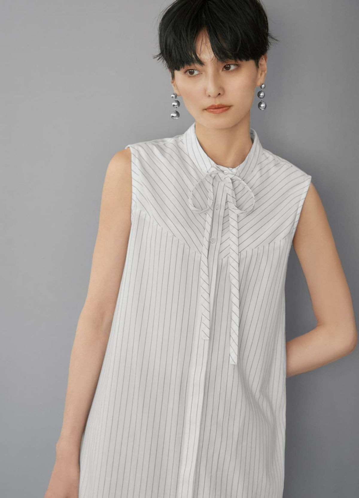 着用イメージ 165cm 着用サイズ 02 ホワイト