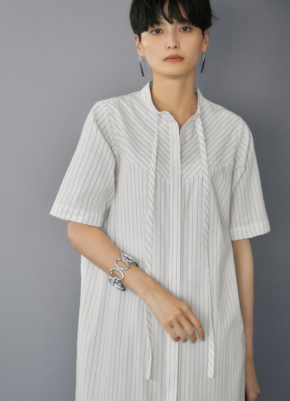 着用イメージ 165cm 着用サイズ 02 ホワイト