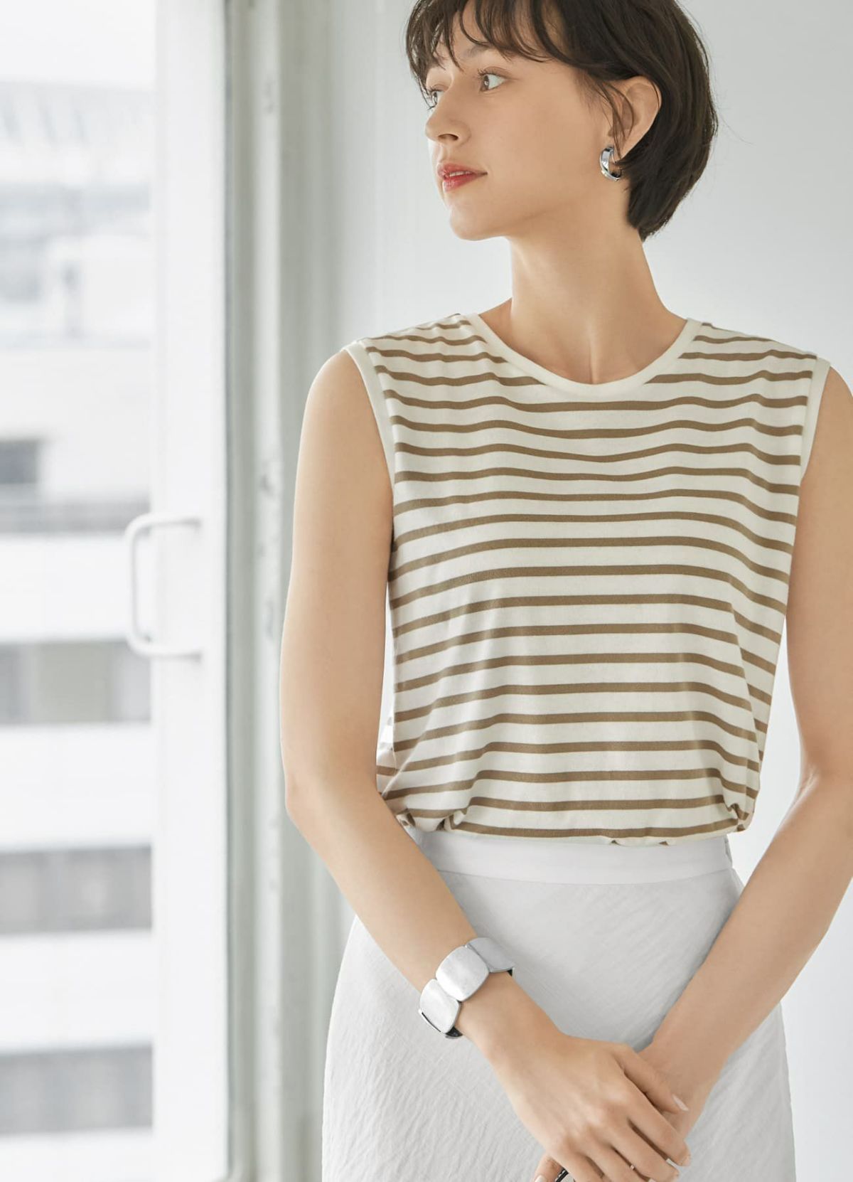 着用イメージ 168cm シルバー