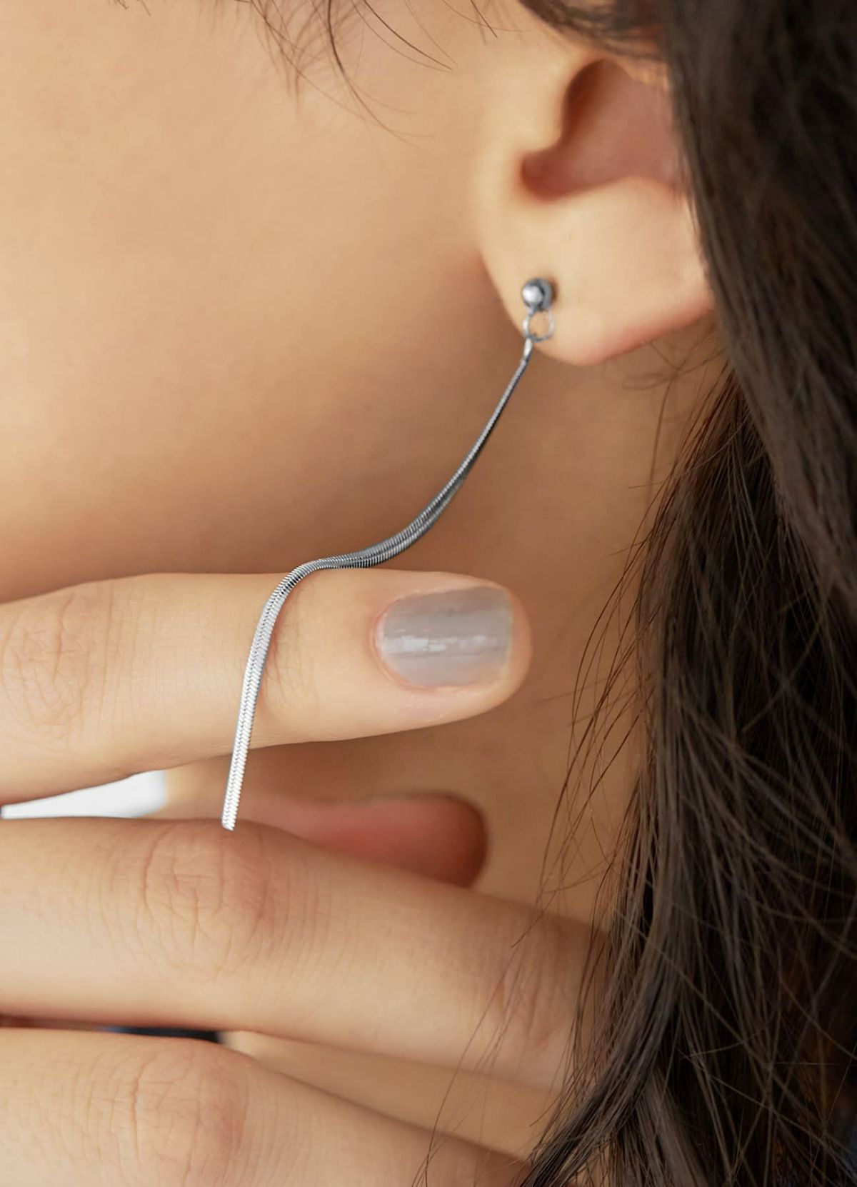 着用イメージ 167cm シルバー