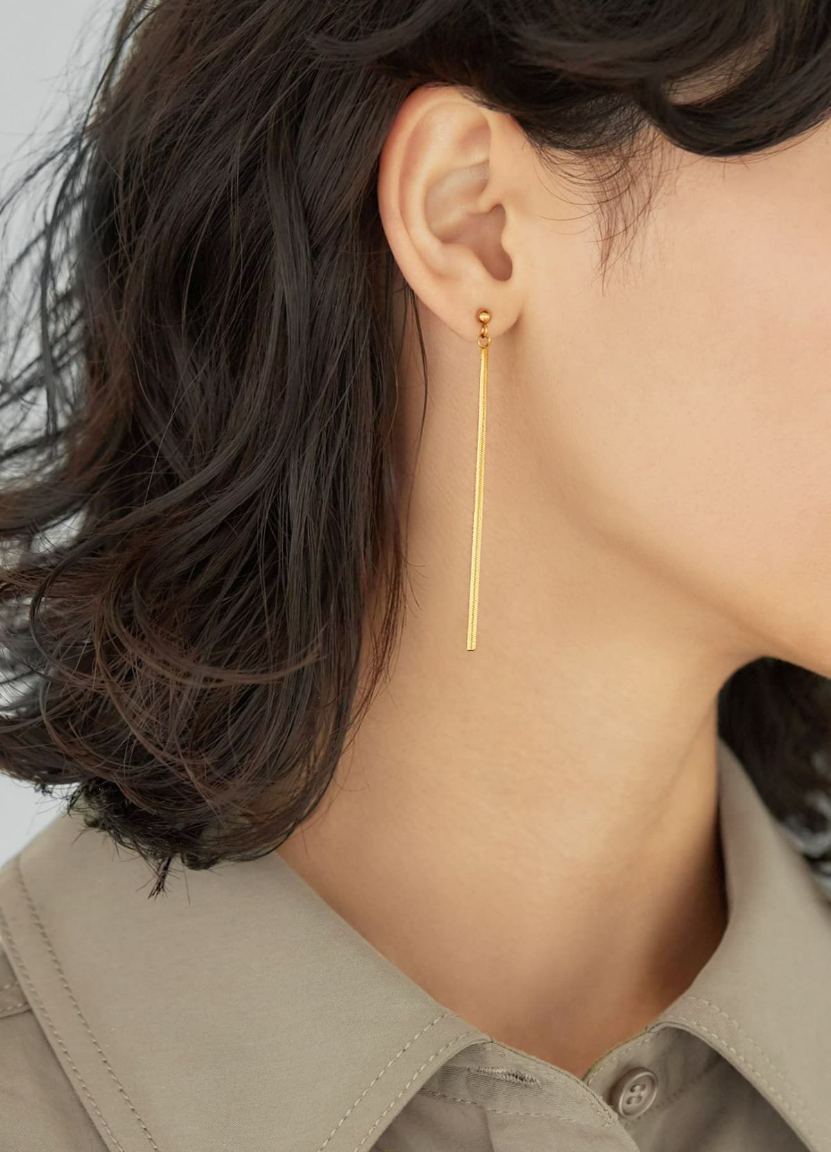 着用イメージ 167cm ゴールド