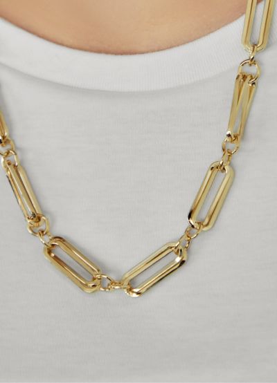 45cmダブルパーツチェーンネックレス | おしゃれな大人 45cmダブルパーツチェーンネックレス | おしゃれな大人