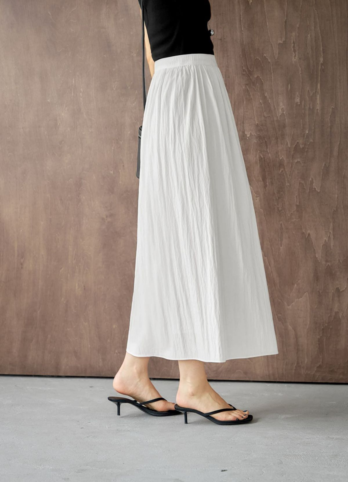 着用イメージ 167cm 着用サイズ S ホワイト