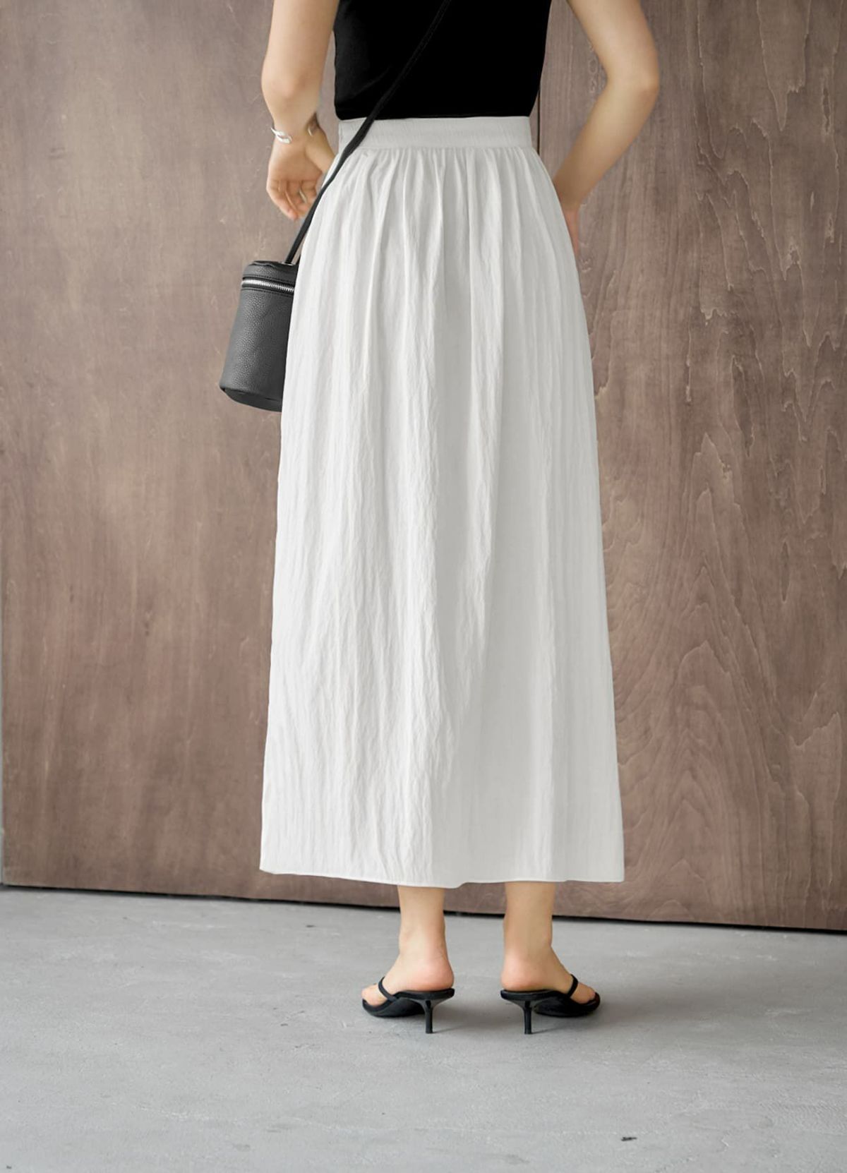 着用イメージ 167cm 着用サイズ S ホワイト