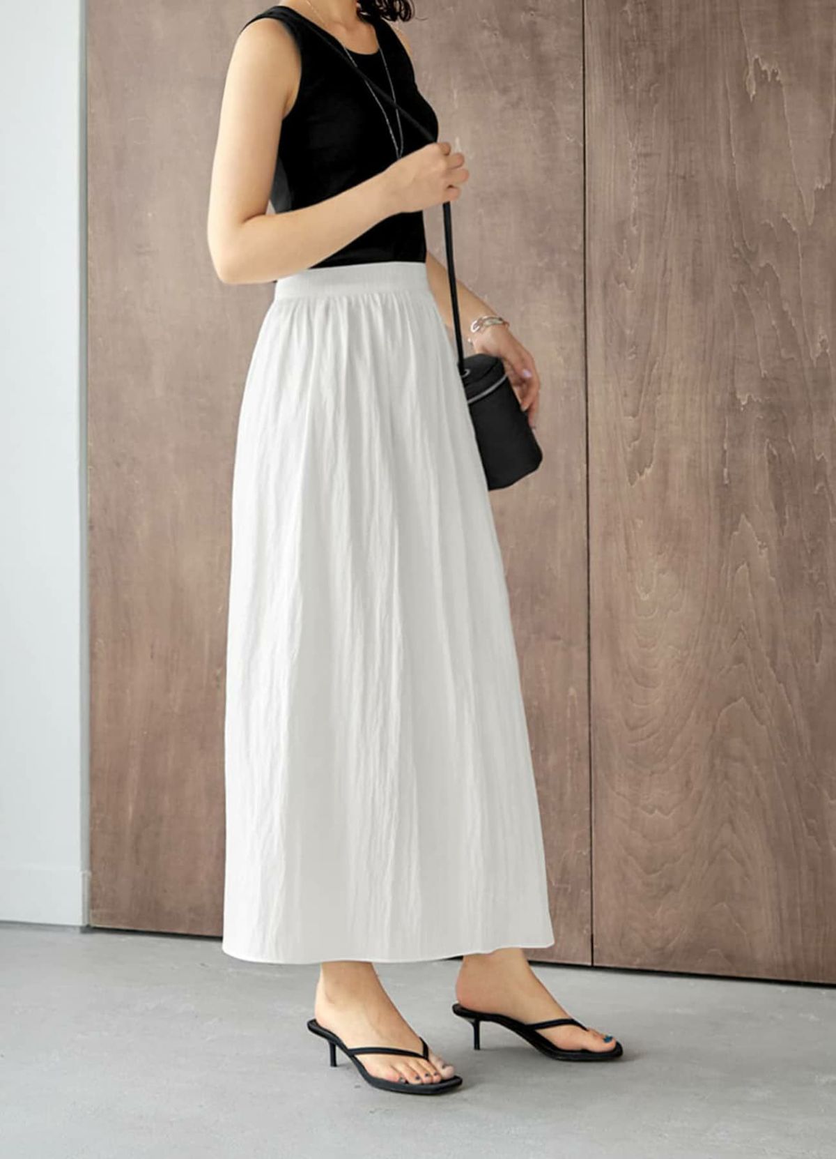 着用イメージ 167cm 着用サイズ S ホワイト