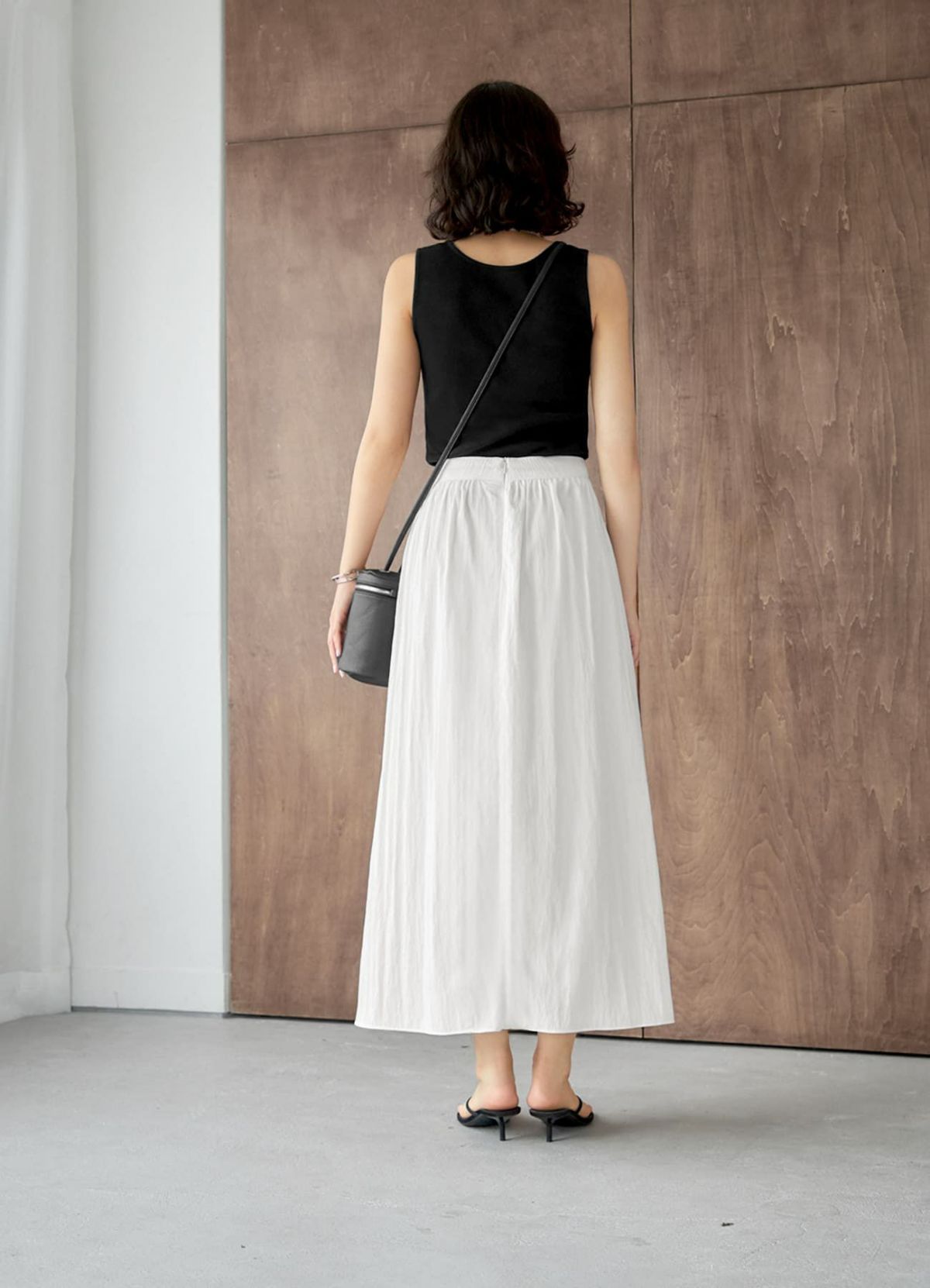 着用イメージ 167cm 着用サイズ S ホワイト