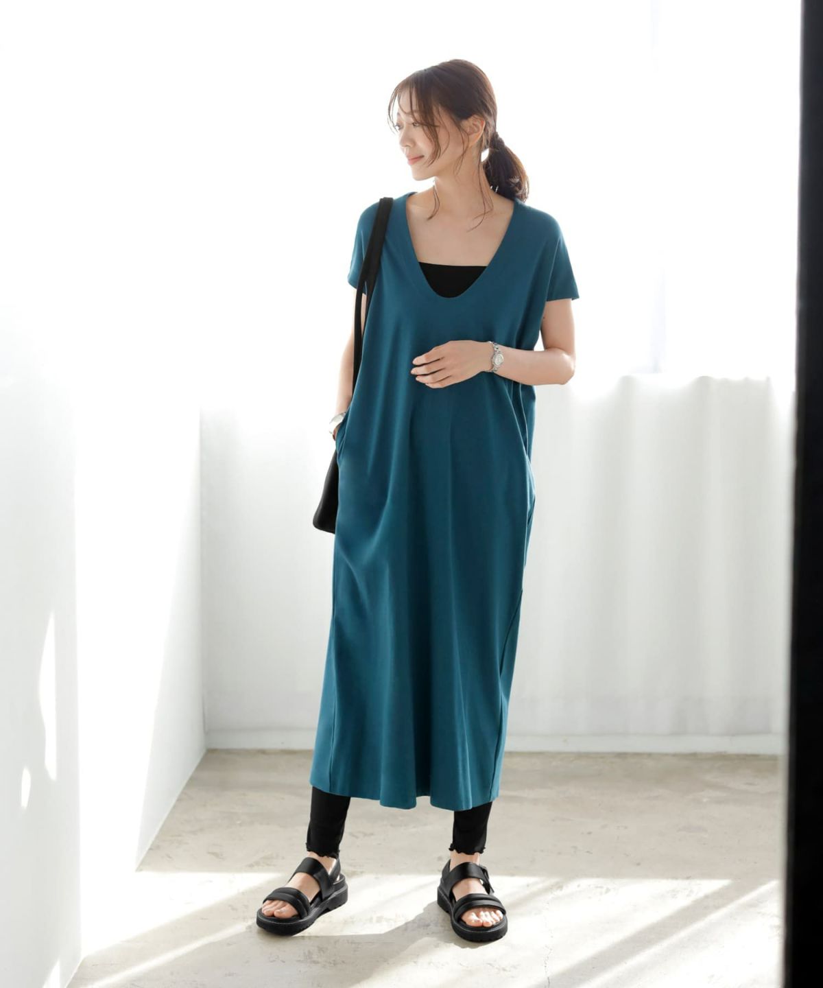 着用イメージ 166cm 着用サイズ 02 ダークブルー