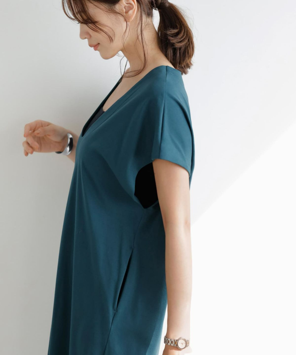 着用イメージ 166cm 着用サイズ 02 ダークブルー