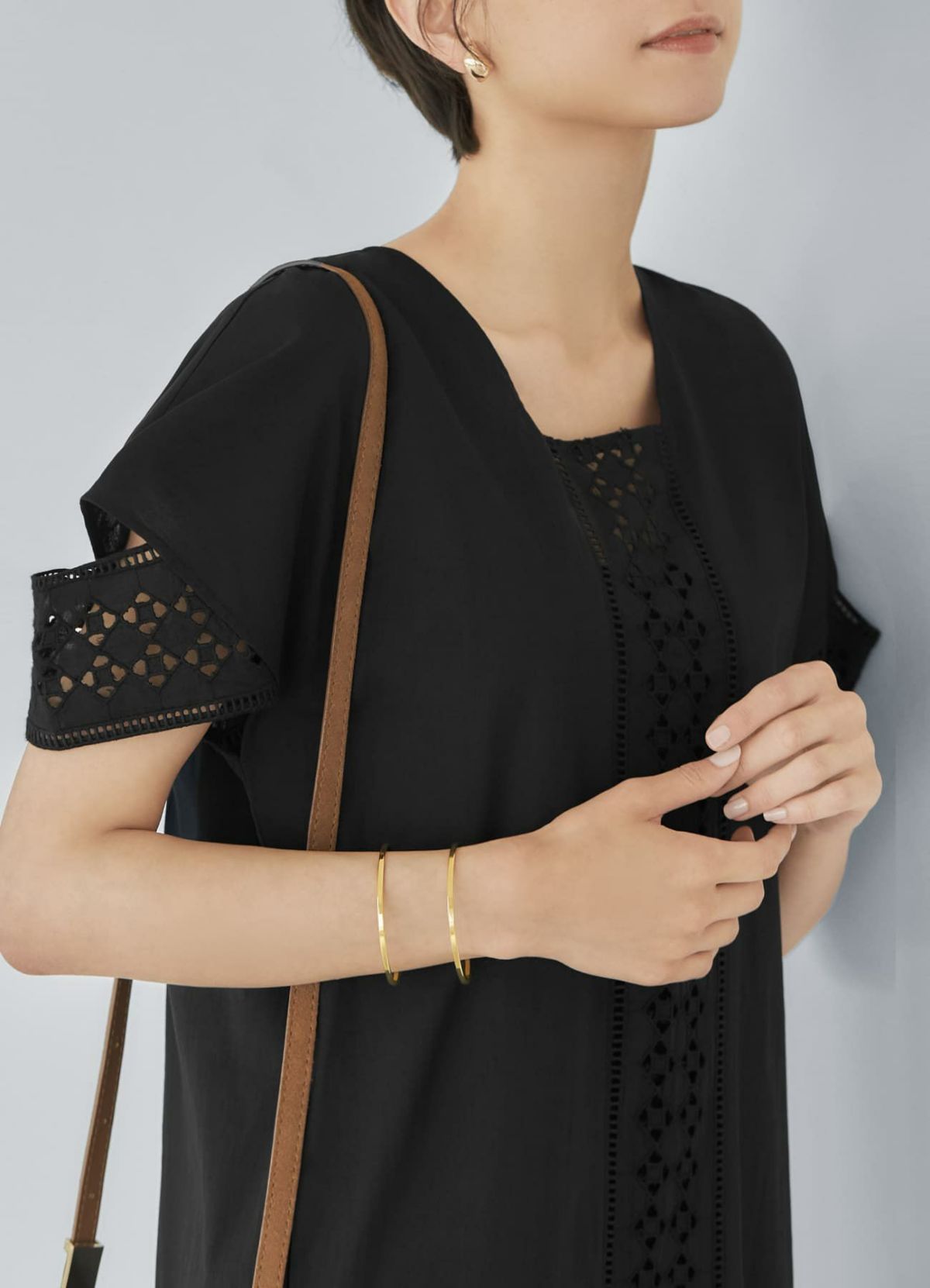 着用イメージ 168cm ゴールド