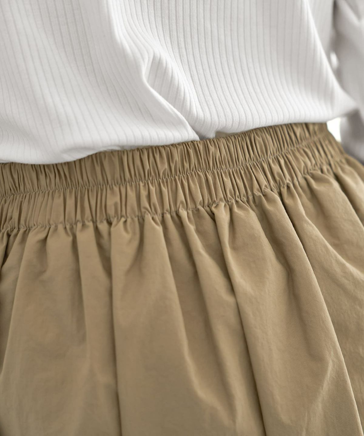 着用イメージ 165cm ベージュ