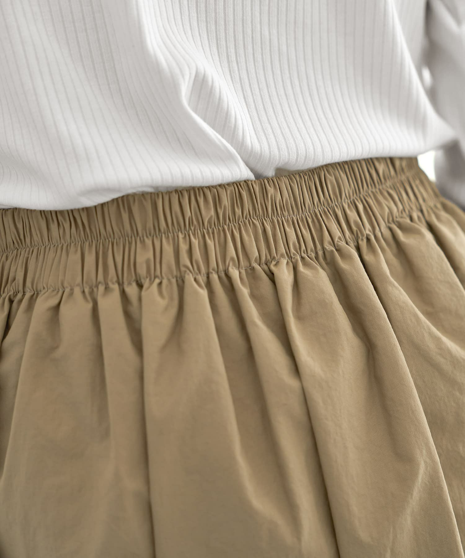 着用イメージ 165cm ベージュ