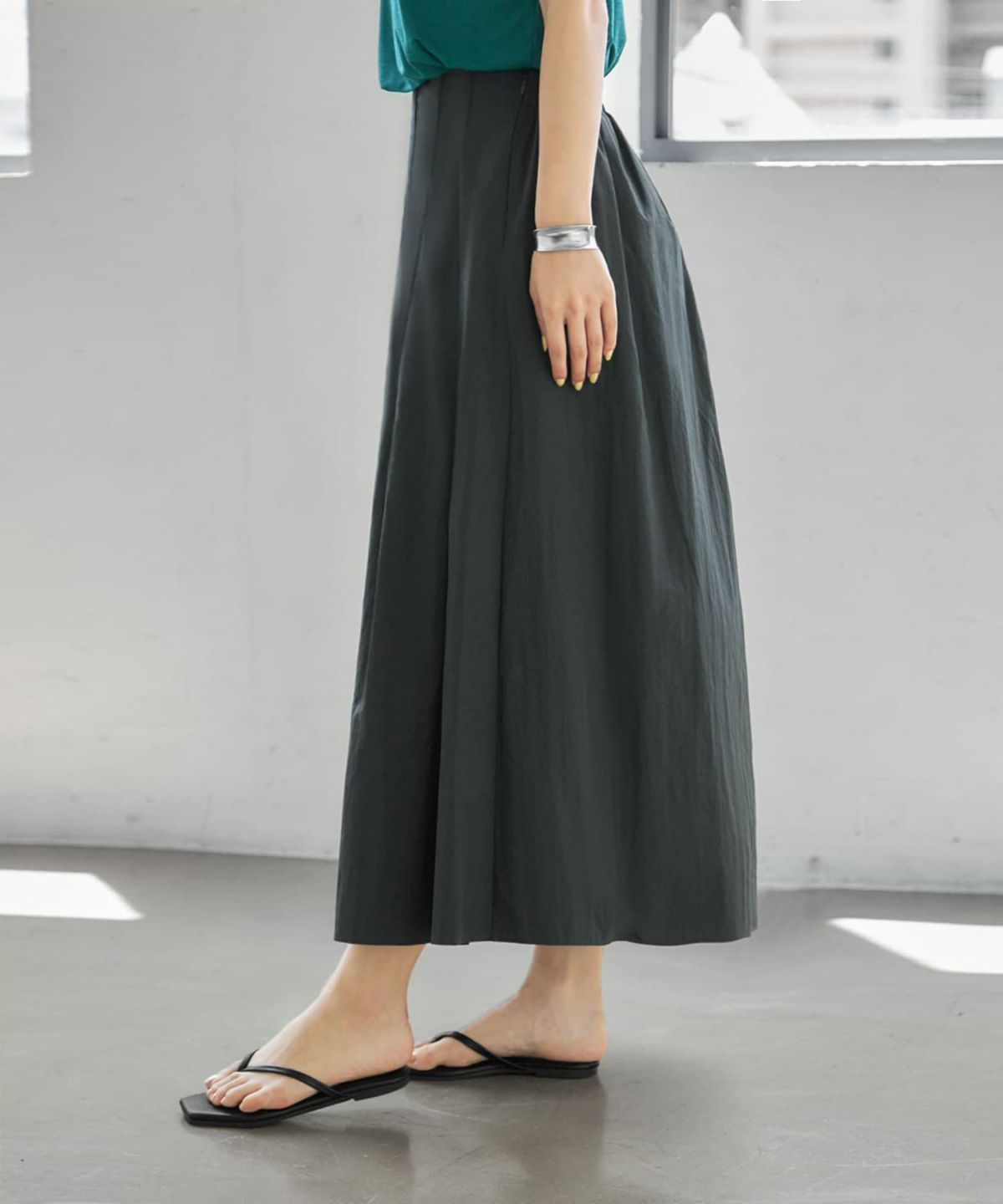 着用イメージ 165cm チャコールグレー